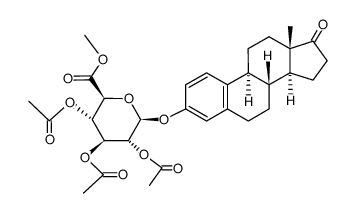 Estrone β-D-Glucuronide Triacetate Methyl Ester structure