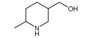 (6-甲基哌啶-3-基)甲醇结构式