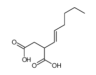 2-hex-1-enylbutanedioic acid Structure