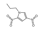 2,4-dinitro-1-propylpyrrole结构式