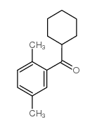 CYCLOHEXYL 2,5-DIMETHYLPHENYL KETONE Structure