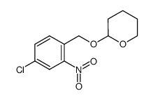 4-chloro-2-nitro-1-[[(tetrahydro-2H-pyran-2-yl)oxy]methyl]benzene Structure