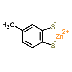 Zinc 4-methyl-1,2-benzenebis(thiolate) structure