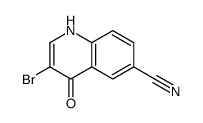 3-bromo-4-hydroxyquinoline-6-carbonitrile结构式