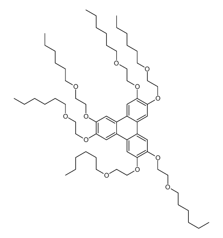 2,3,6,7,10,11-hexakis(2-hexoxyethoxy)triphenylene Structure