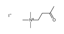 trimethyl(3-oxobutyl)azanium,iodide结构式