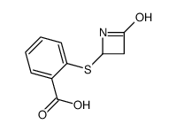 2-(4-oxoazetidin-2-yl)sulfanylbenzoic acid Structure