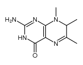 7,8-dihydro-6,7,8-trimethylpterin结构式