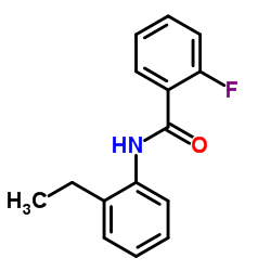 N-(2-Ethylphenyl)-2-fluorobenzamide结构式