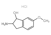 2-AMINO-6-METHOXY-INDAN-1-OL HYDROCHLORIDE Structure