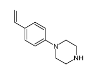 Piperazine, 1-(4-ethenylphenyl)- (9CI) structure