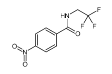 4-Nitro-N-(2,2,2-trifluoroethyl)benzamide结构式