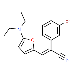 Benzeneacetonitrile,3-bromo--alpha--[[5-(diethylamino)-2-furanyl]methylene]- picture