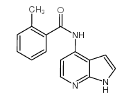 Benzamide, 2-methyl-N-1H-pyrrolo[2,3-b]pyridin-4-yl- (9CI) Structure
