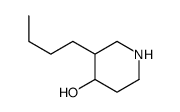 4-Piperidinol, 3-butyl- (9CI) Structure