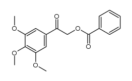 2-benzoyloxy-1-(3,4,5-trimethoxy-phenyl)-ethanone Structure