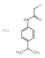 2-chloro-N-[4-(dimethylamino)phenyl]acetamide hydrochloride structure
