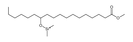 12-[(Dimethylsilyl)oxy]octadecanoic acid methyl ester structure