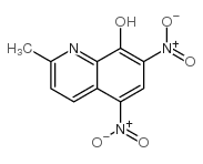 2-methyl-5,7-dinitroquinolin-8-ol structure