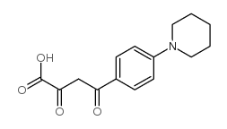 2,4-dioxo-4-(4-piperidin-1-ylphenyl)butanoic acid Structure