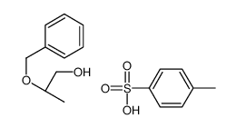4-methylbenzenesulfonic acid,(2S)-2-phenylmethoxypropan-1-ol结构式