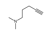 N,N-二甲基戊-4-炔-1-胺结构式