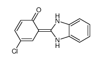 2-(1H-苯并[d]咪唑-2-基)-4-氯苯酚结构式