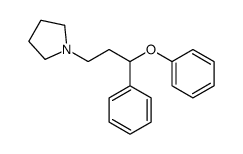 1-(3-phenoxy-3-phenylpropyl)pyrrolidine结构式