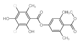 Methyl 3,5-dichlorolecanorate structure