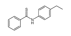 N-(4-ethylphenyl)benzothioamide结构式