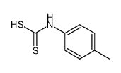 ammonium N-4-methylphenyldithiocarbamate结构式