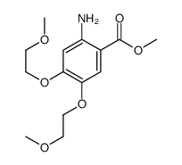 Methyl 2-amino-4,5-bis(2-methoxyethoxy)benzoate Structure