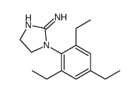 1-(2,4,6-triethylphenyl)-4,5-dihydroimidazol-2-amine结构式