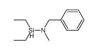 N-benzyl-1,1-diethyl-N-methylsilanamine Structure