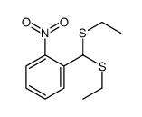 1-[bis(ethylsulfanyl)methyl]-2-nitrobenzene Structure