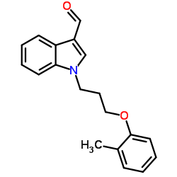 1-(3-o-Tolyloxy-propyl)-1H-indole-3-carbaldehyde Structure