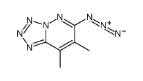 6-azido-7,8-dimethyltetrazolo[1,5-b]pyridazine结构式