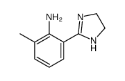 Benzenamine,2-(4,5-dihydro-1H-imidazol-2-yl)-6-methyl- Structure