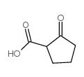 2-Oxocyclopentanecarboxylic acid Structure