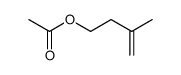 3-methyl-3-butenyl acetate Structure