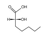 (R)-(-)-2-Hydroxyheptansaeure Structure