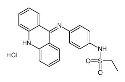 N-[4-(acridin-9-ylamino)phenyl]ethanesulfonamide,hydrochloride Structure