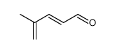 4-methyl-penta-2,4-dienal Structure