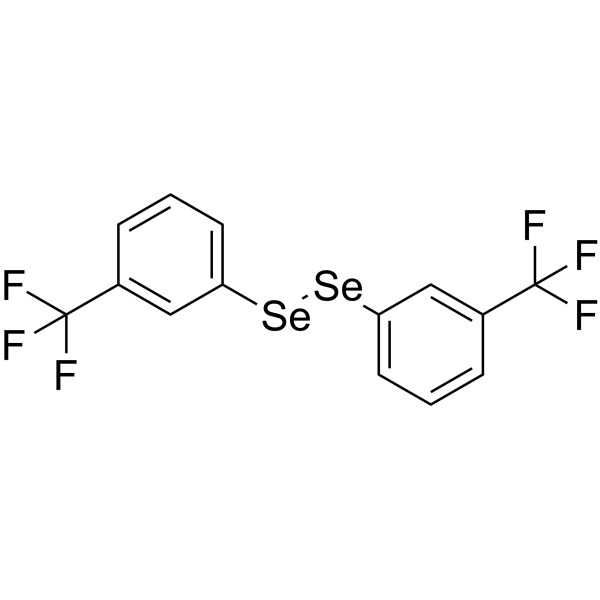 1,2-Bis(3-(trifluoromethyl)phenyl)diselane结构式