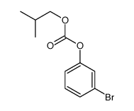 3-Bromophenyl isobutyl carbonate结构式