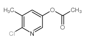 3-Pyridinol, 6-chloro-5-methyl-, acetate (ester) picture