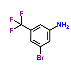 3-氨基-5-溴三氟甲苯结构式
