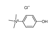 4-hydroxyphenyltrimethylammonium chloride Structure