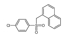 1-[(4-chlorophenyl)sulfonylmethyl]naphthalene结构式