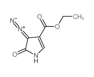 (4-ethoxycarbonyl-2-oxo-1H-pyrrol-3-ylidene)-imino-azanium结构式